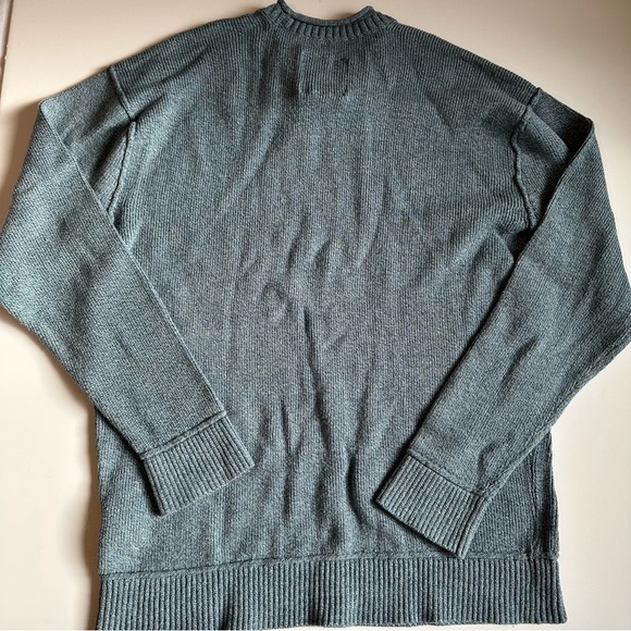 Hollister Men’s Sweater Blue Size Large L Cotton Blend Long Sleeve Pullover - Picture 9 of 9